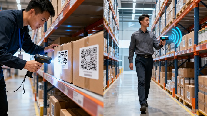 RFID手持机与二维码盘点：差异背后的效率升级